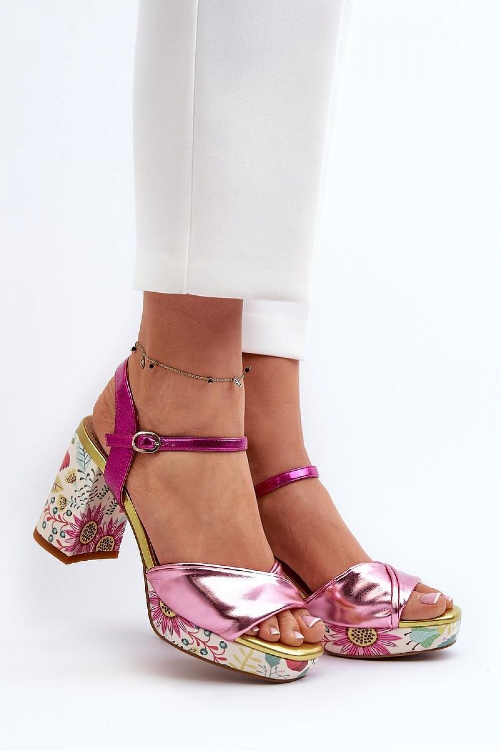 Heel sandals model 196971